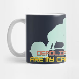 Deadlifts are my cardio Retro Colors Mug